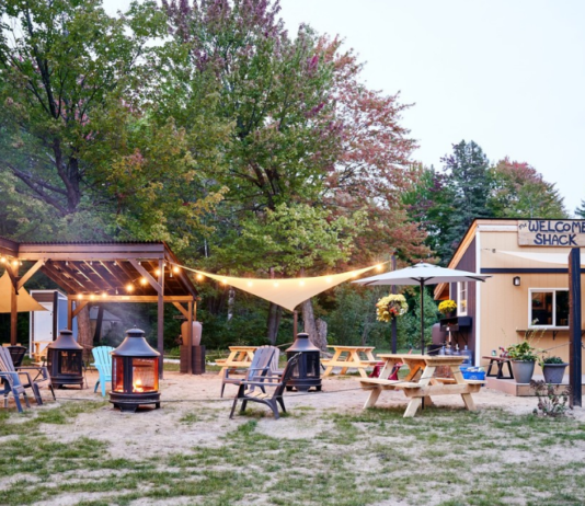 Первый курорт для глэмпинга в Оттавской долине. История курорта Hammond Hill